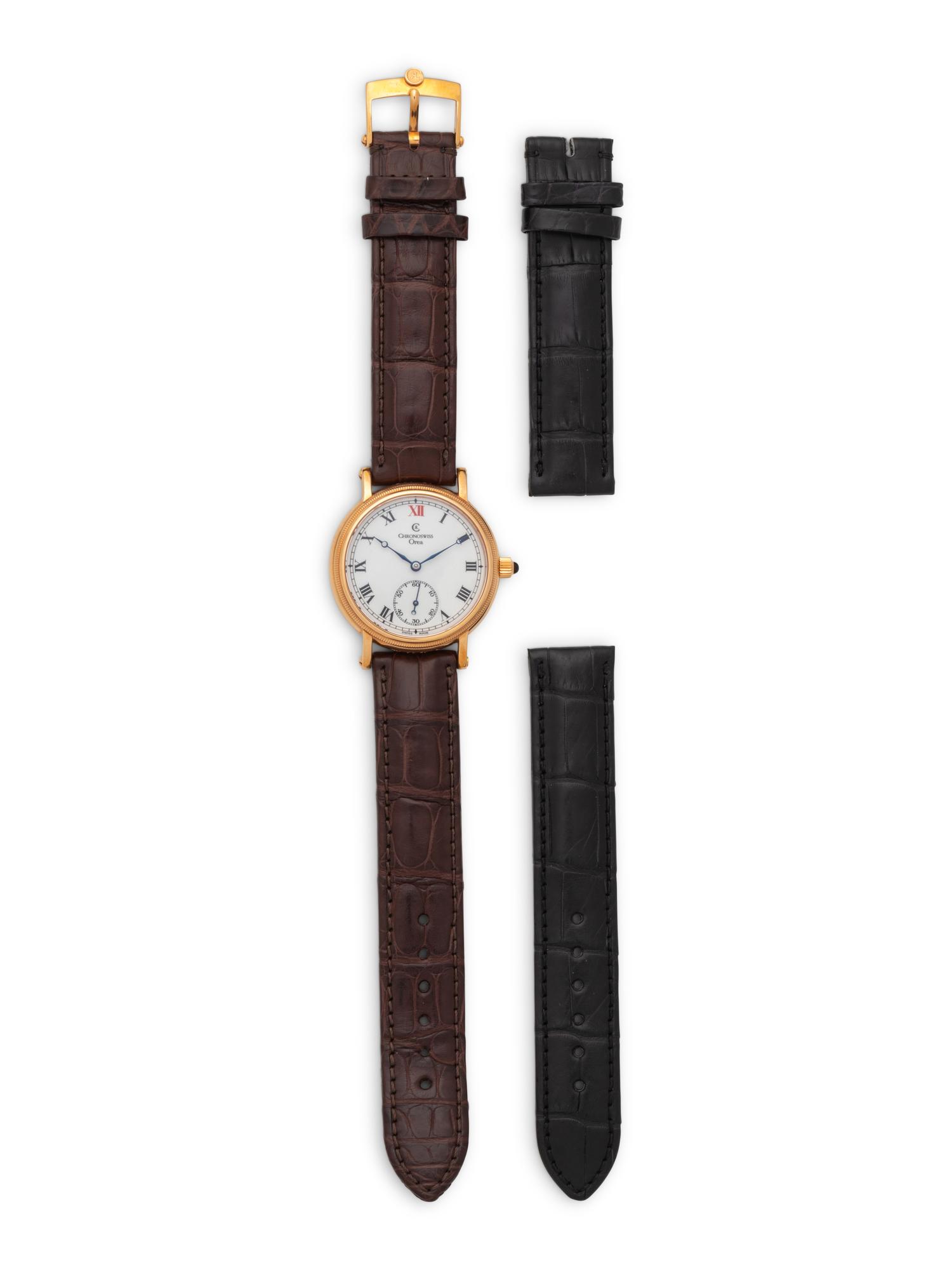 CHRONOSWISS, 18K YELLOW GOLD 'OREA' WATCH