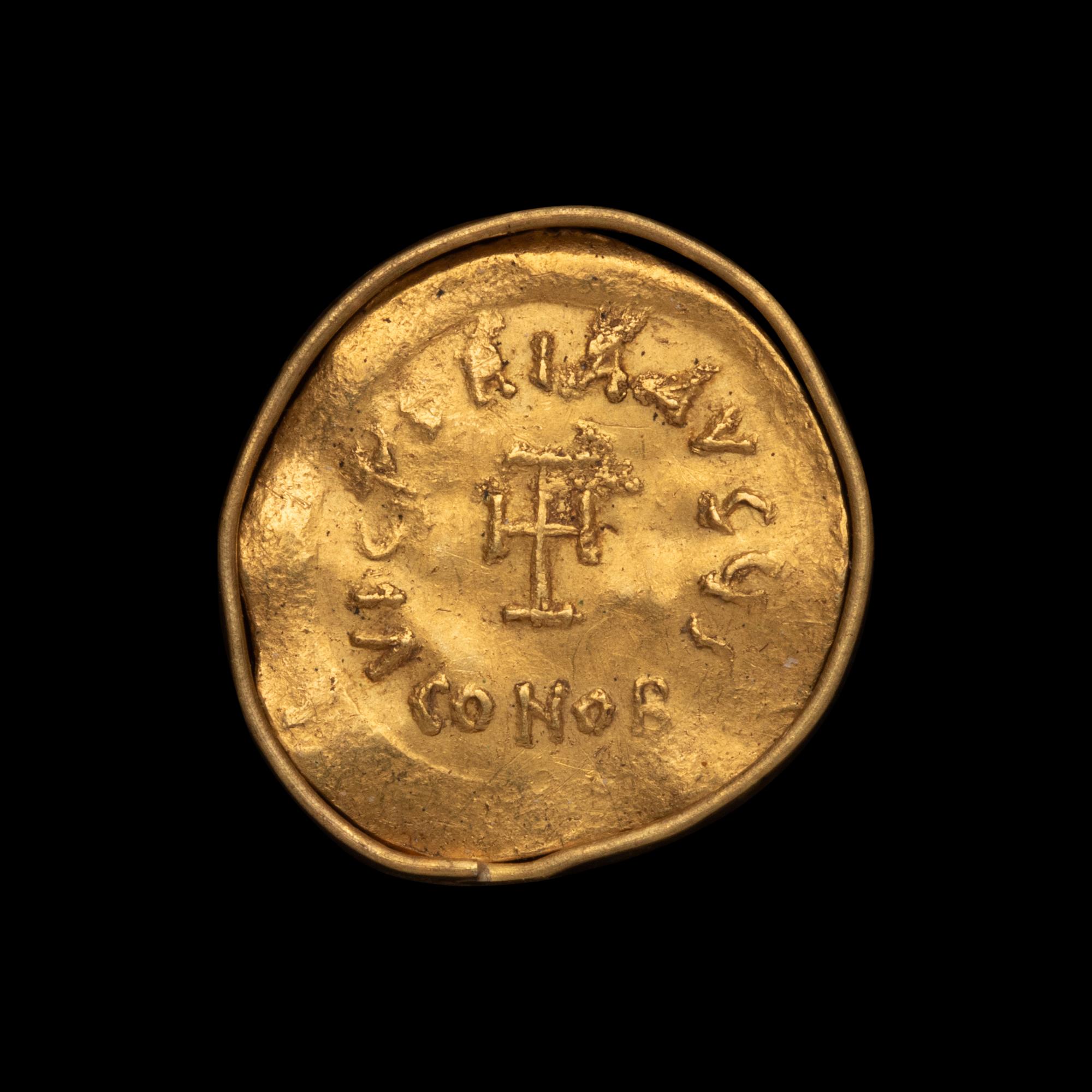 [ANCIENTS] BYZANTINE EMPIRE. Heraclius (610-613 AD). Av Tremissis (1.4 g, 17mm)