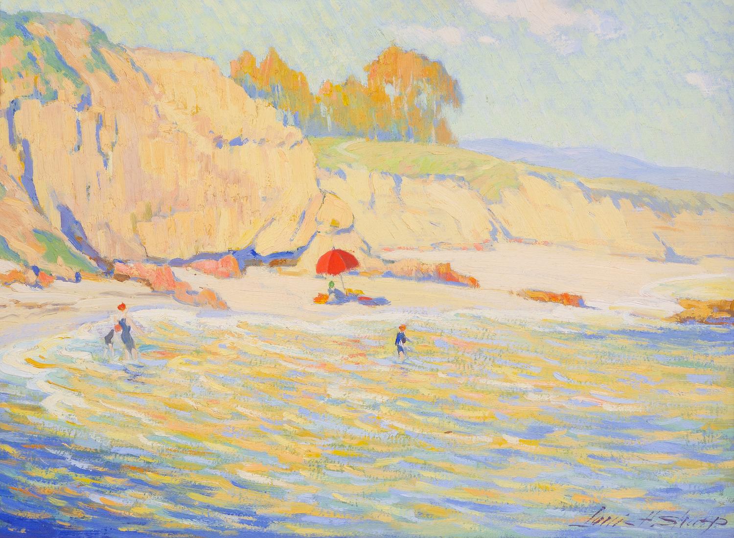 Louis Hovey Sharp, (American, 1874-1946), The Sunlit Cove