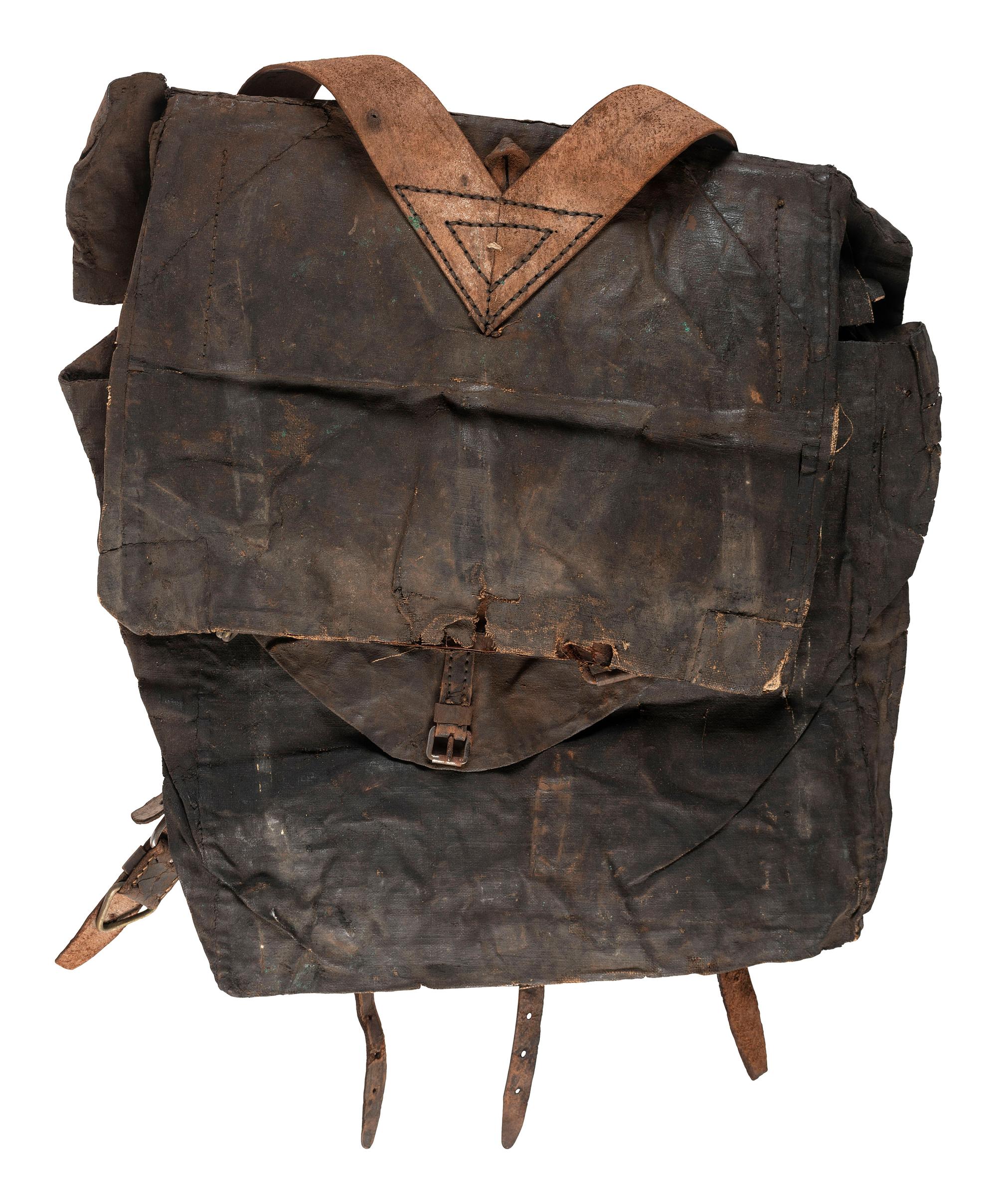 [CIVIL WAR]. Federal issue double bag knapsack.