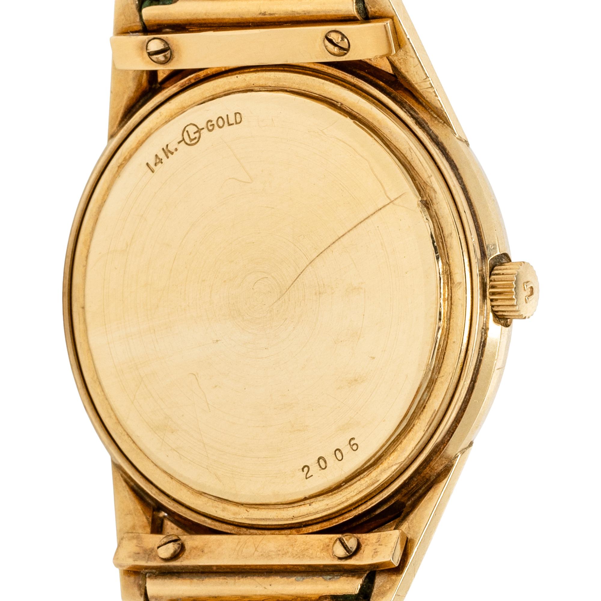 TIFFANY & CO., 14K YELLOW GOLD WATCH