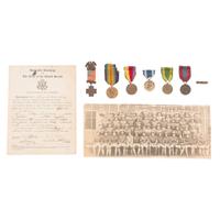 [Militaria] Large assortment of medals and related items from the Spanish American War, World Wars I and II.