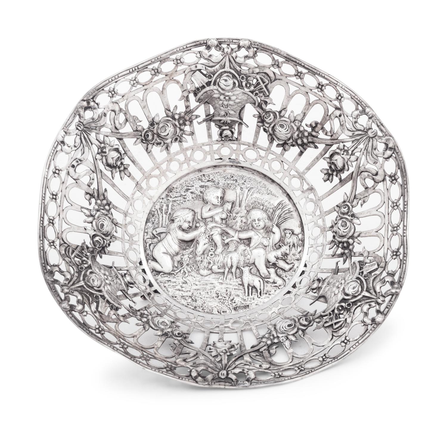 A Continental Silver Basket