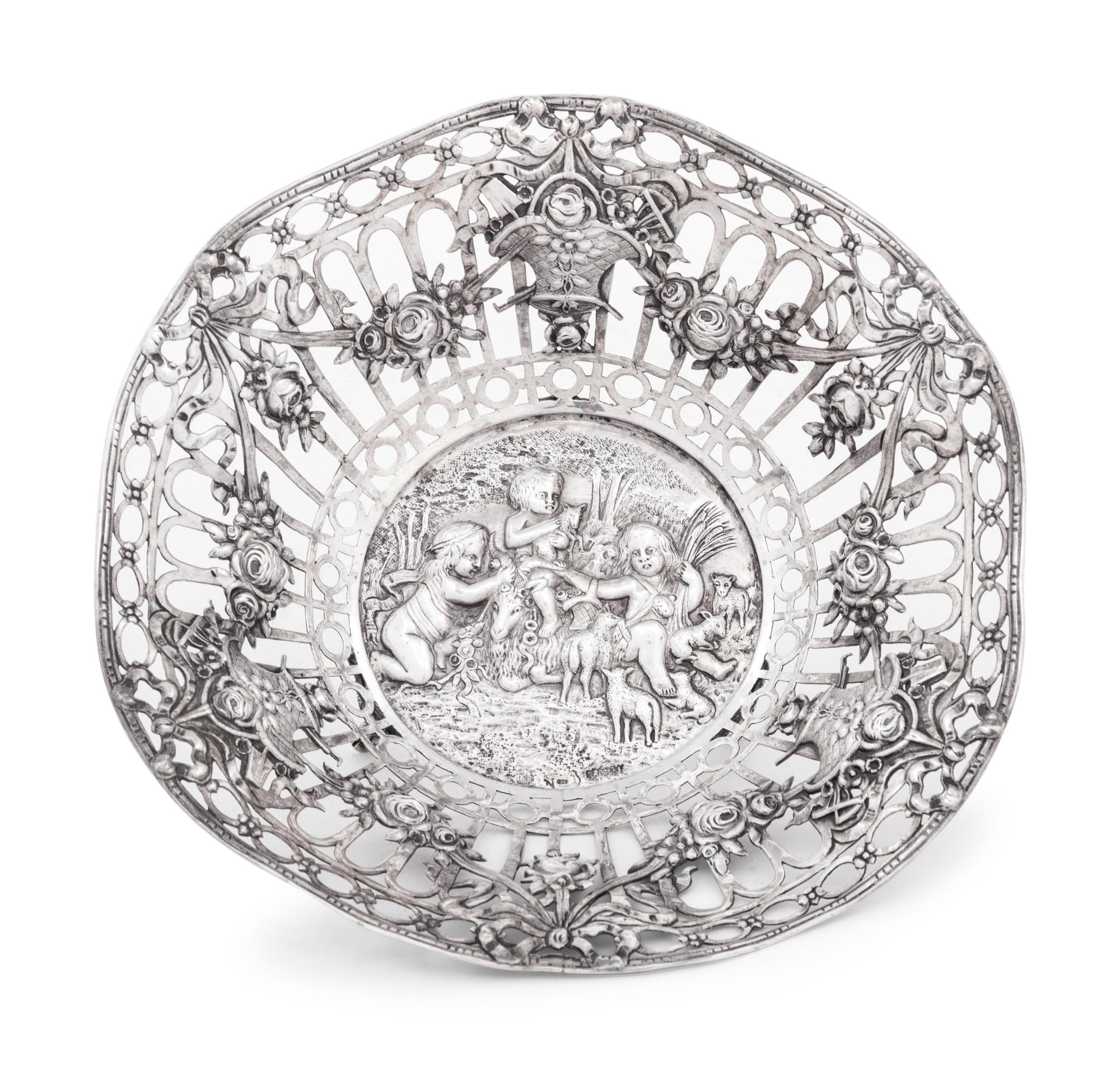 A Continental Silver Basket