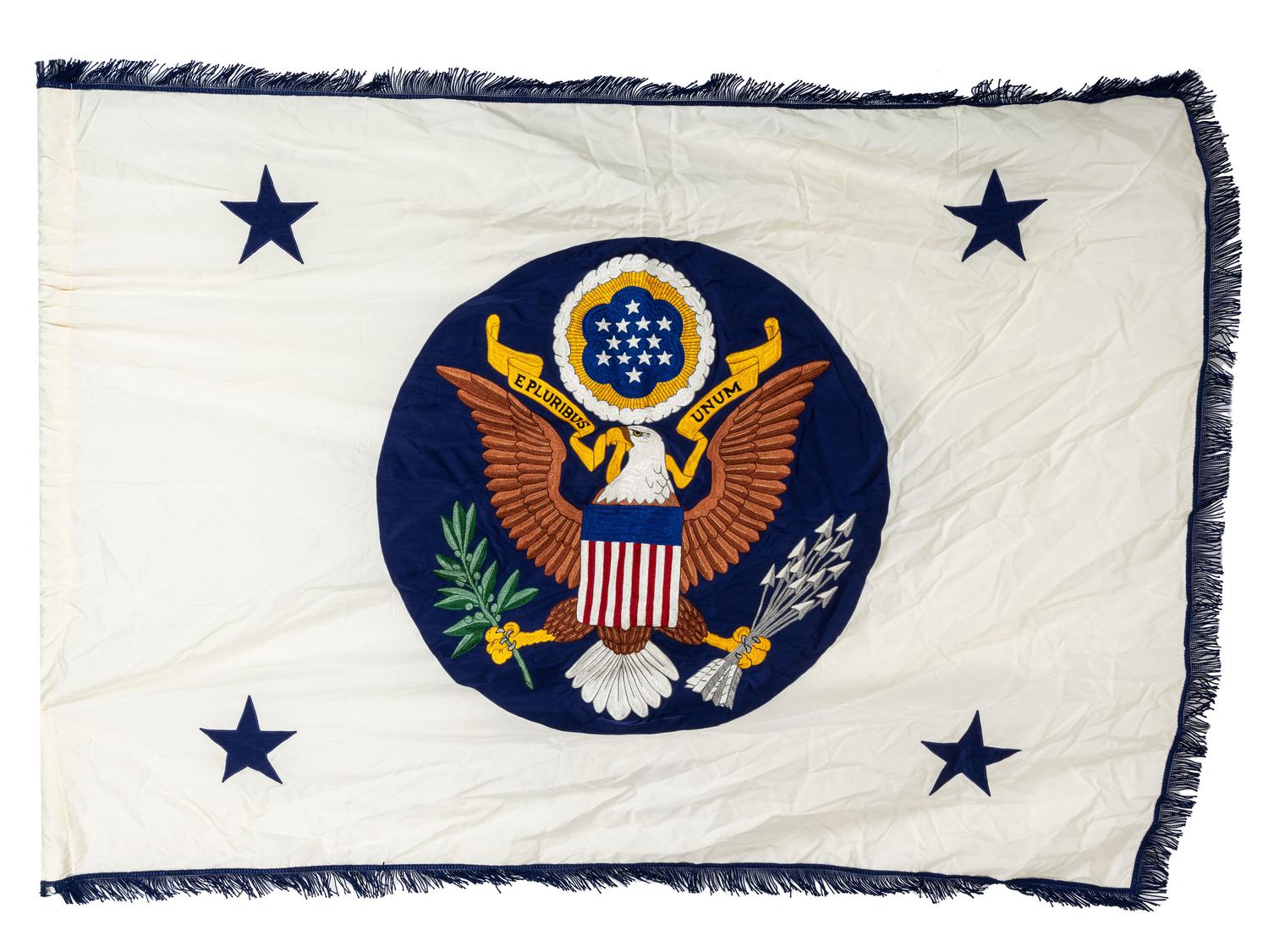 [JOHNSON, Lyndon B. (1908-1973).] A group of political items associated with the administration of President Lyndon B. Johnson and highlighted by a Tiffany & Co. box with presidential seal.