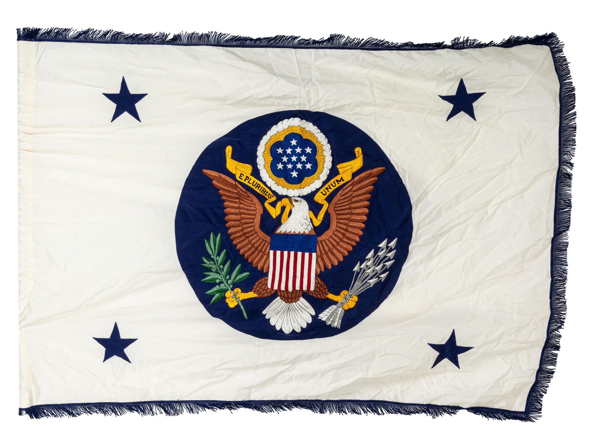 [JOHNSON, Lyndon B. (1908-1973).] A group of political items associated with the administration of President Lyndon B. Johnson and highlighted by a Tiffany & Co. box with presidential seal.