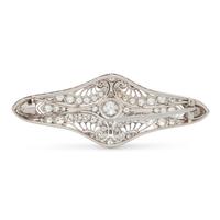 EDWARDIAN, DIAMOND BROOCH
