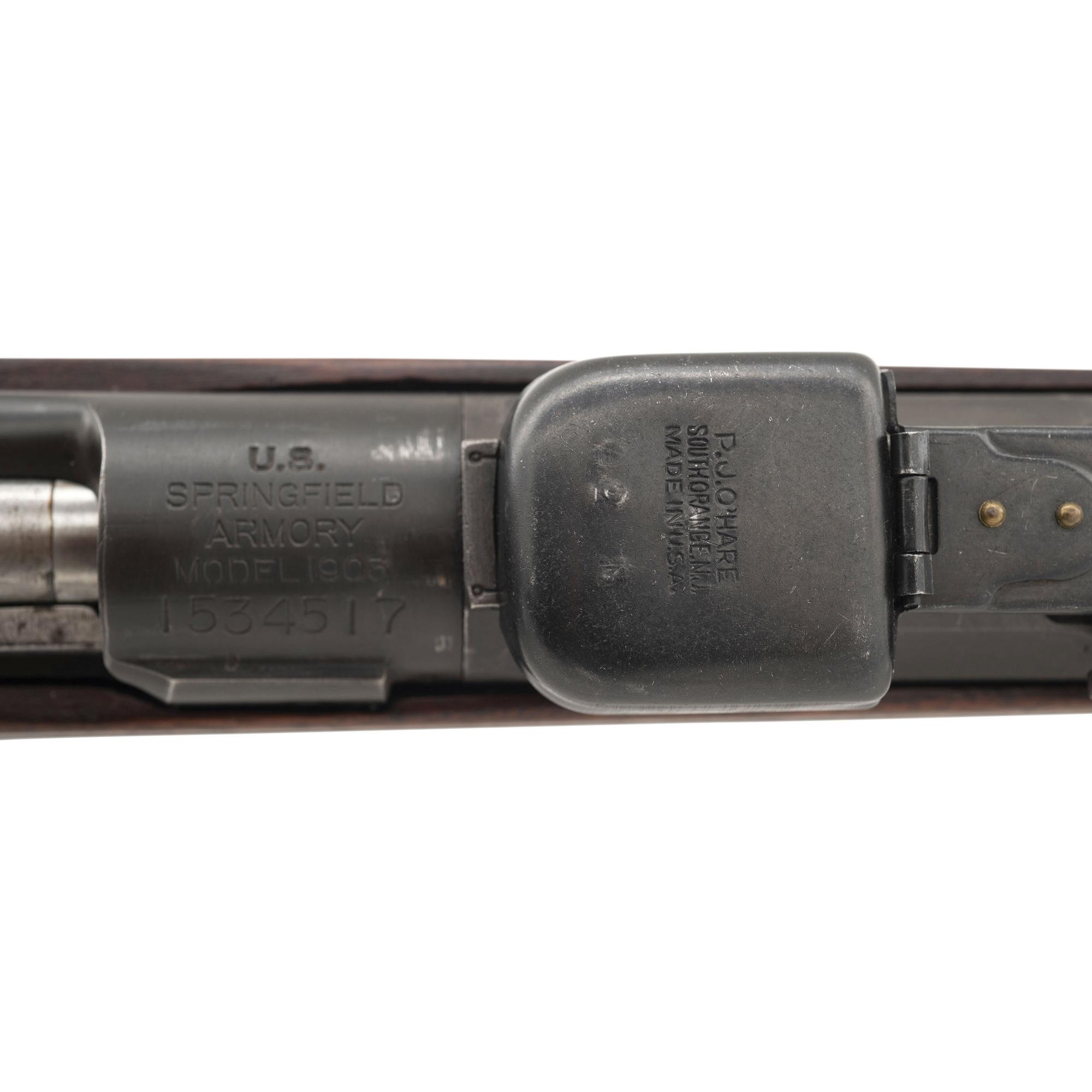 **Late Production U.S. Springfield Model 1903 Rifle with Star Gauged Barrel and PJ O'Hare Sight Protectors