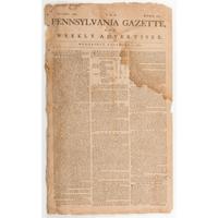Battle of Yorktown and General Cornwallis' Surrender Covered in the Pennsylvania Gazette and Weekly Advertiser , 1781