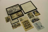 A Collection of Ephemera from the 1934 World's Fair Width of widest 10 1/2 inches.