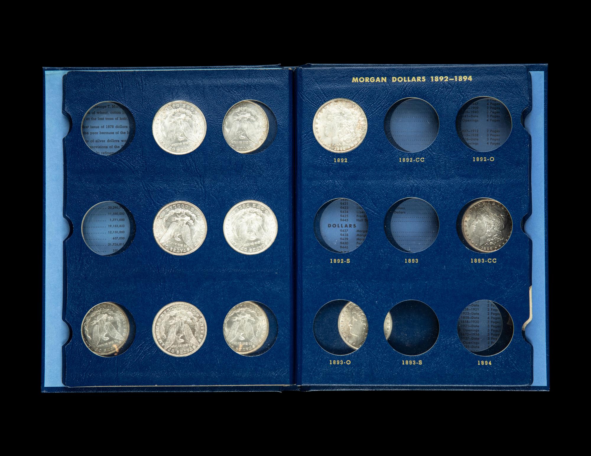 Thirty-Five Morgan $1 Coins