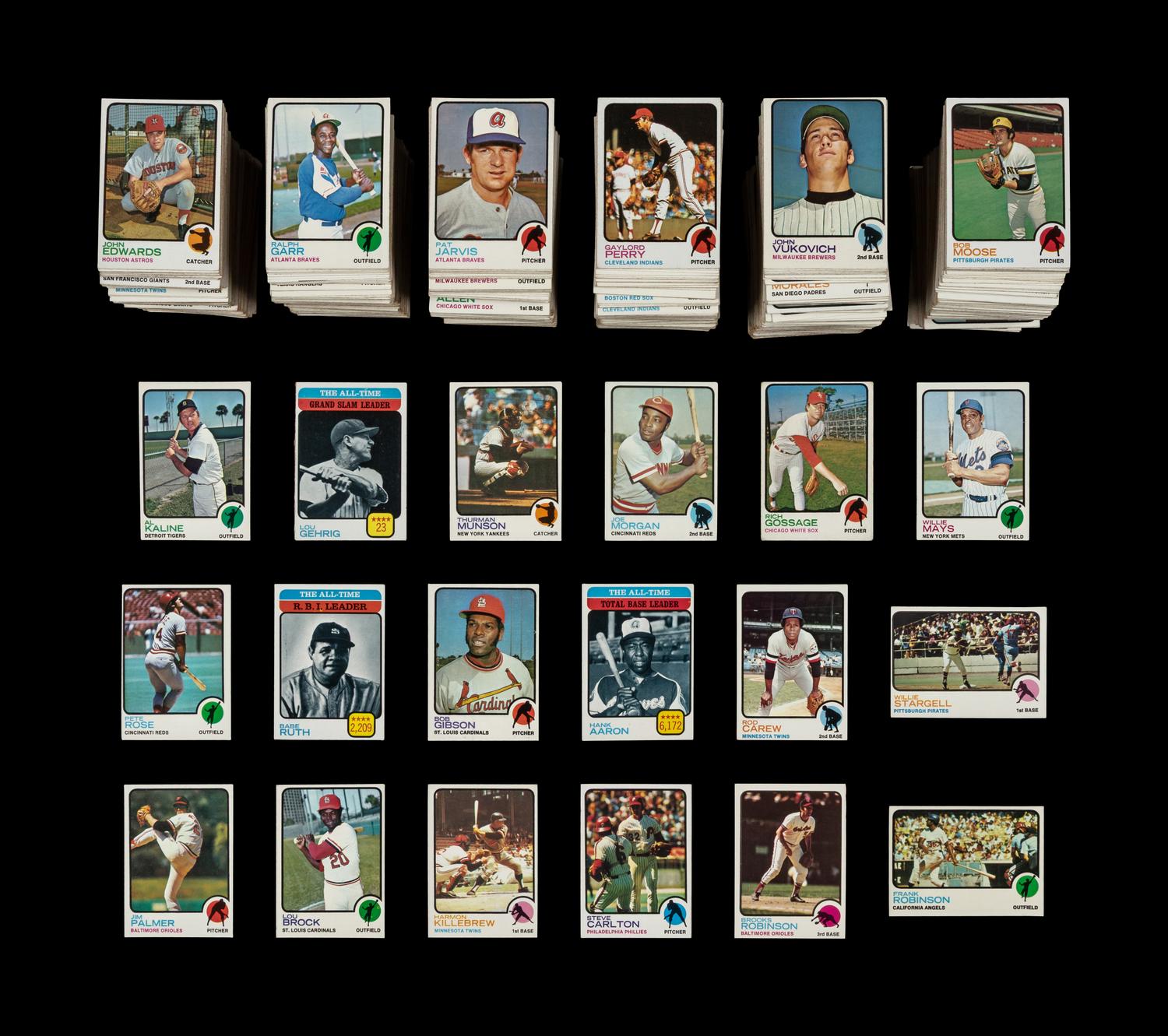 A Collection of Over 1,100 1973 Topps Baseball Cards