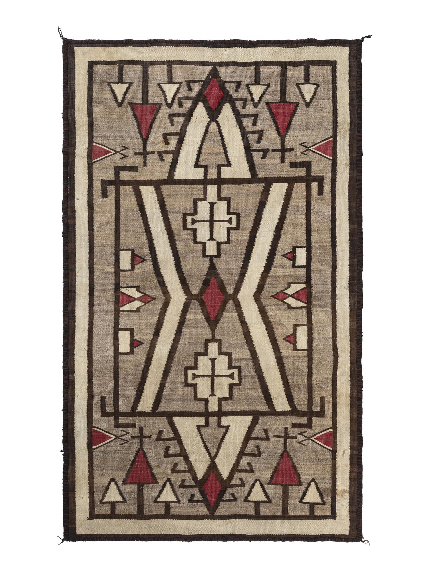 Navajo Crystal Pattern Weaving / Rug