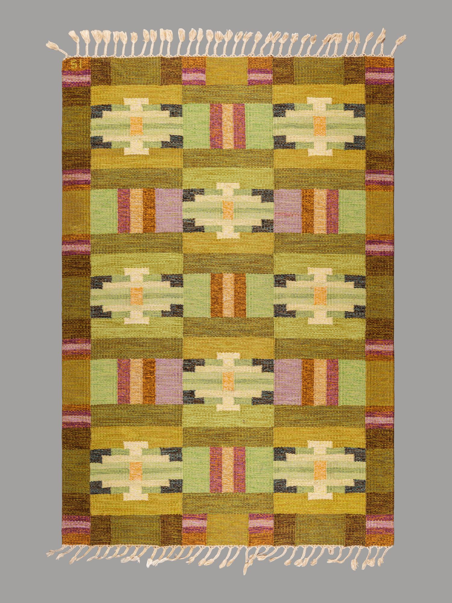 Flatweave Rug Sweden, c. 1950