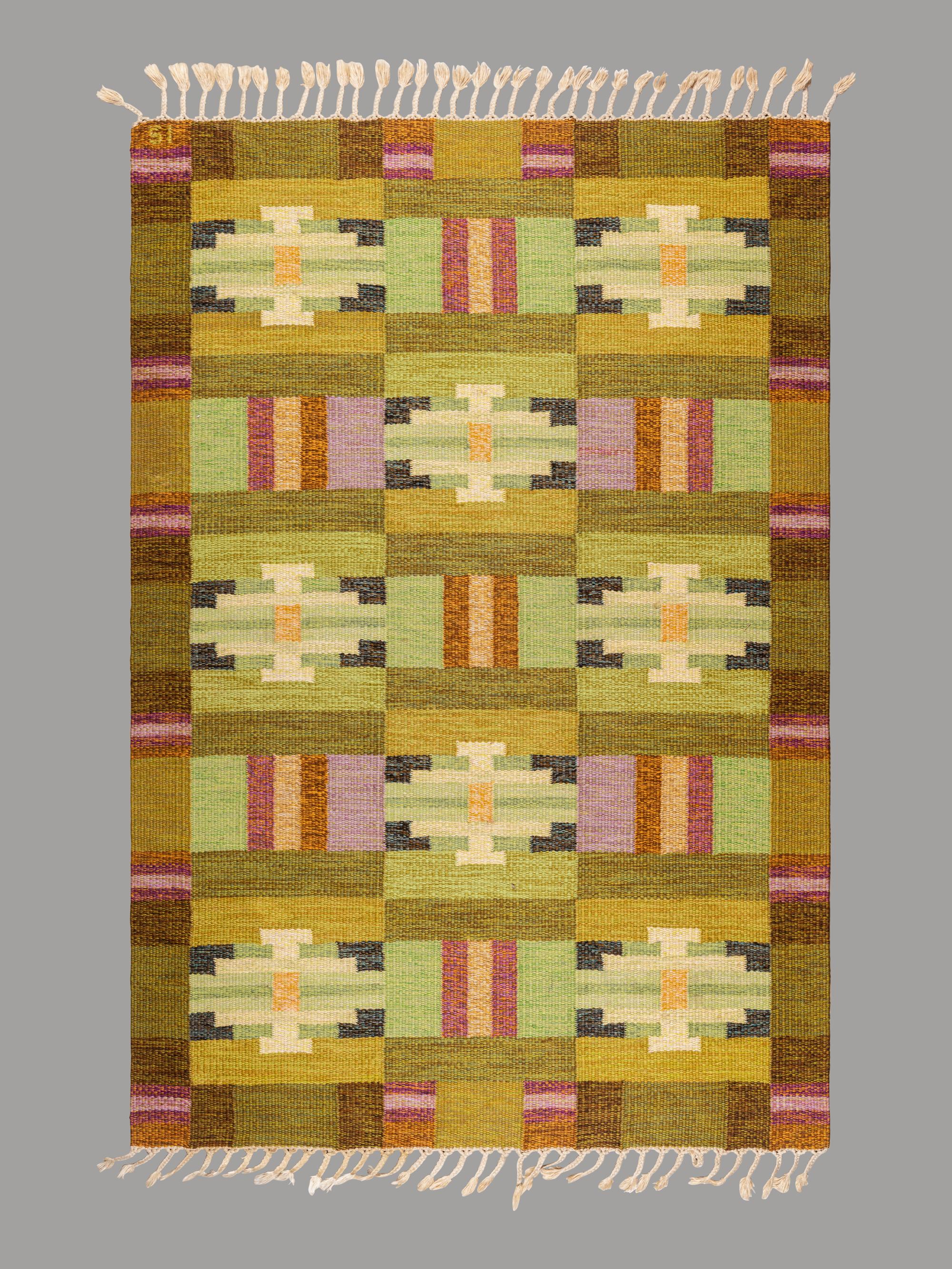 Flatweave Rug Sweden, c. 1950