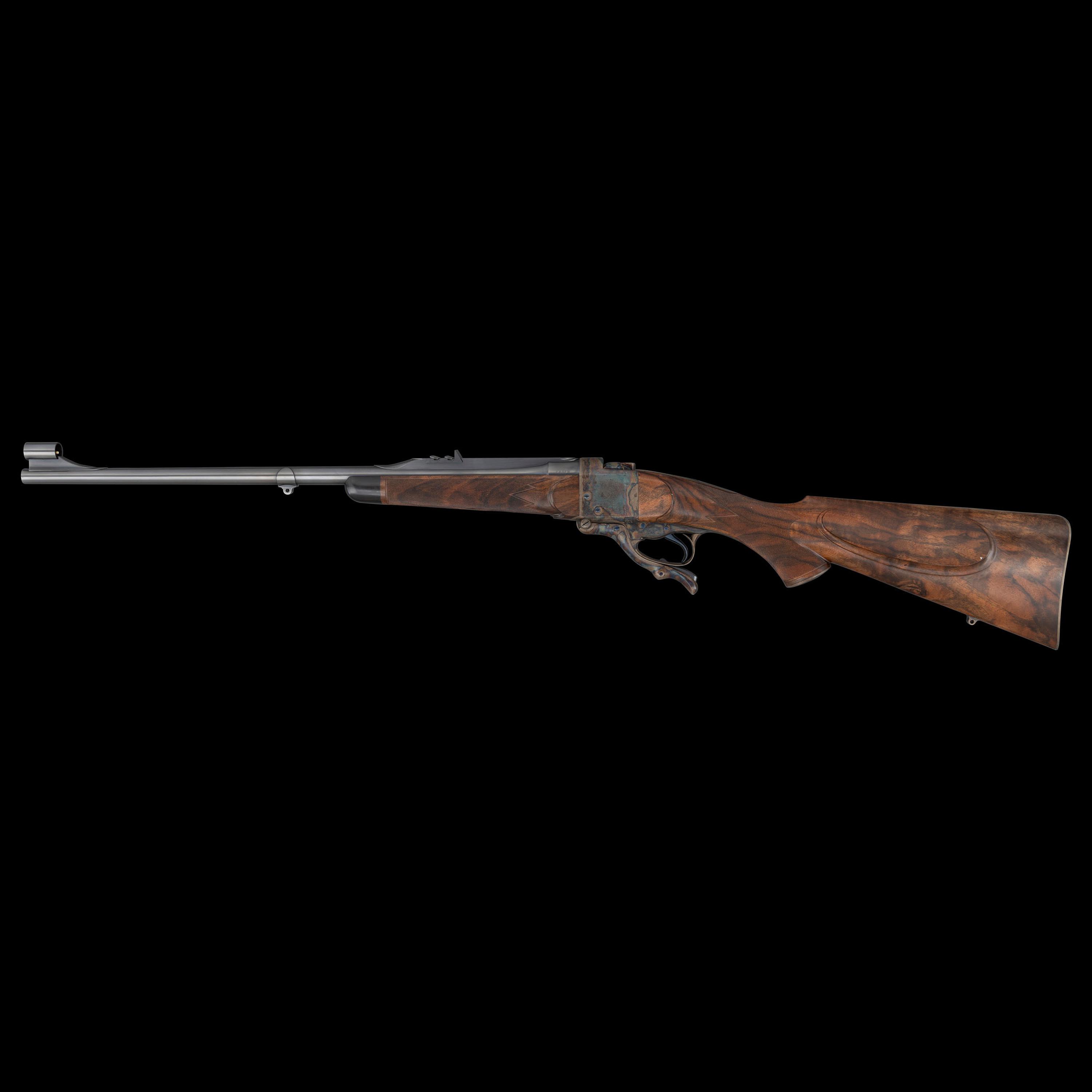 *George Gibbs Number 1 Farquharson Action Rifle in 7x57mmR Rebuilt by Stephen Heilmann and Darwin Hensley
