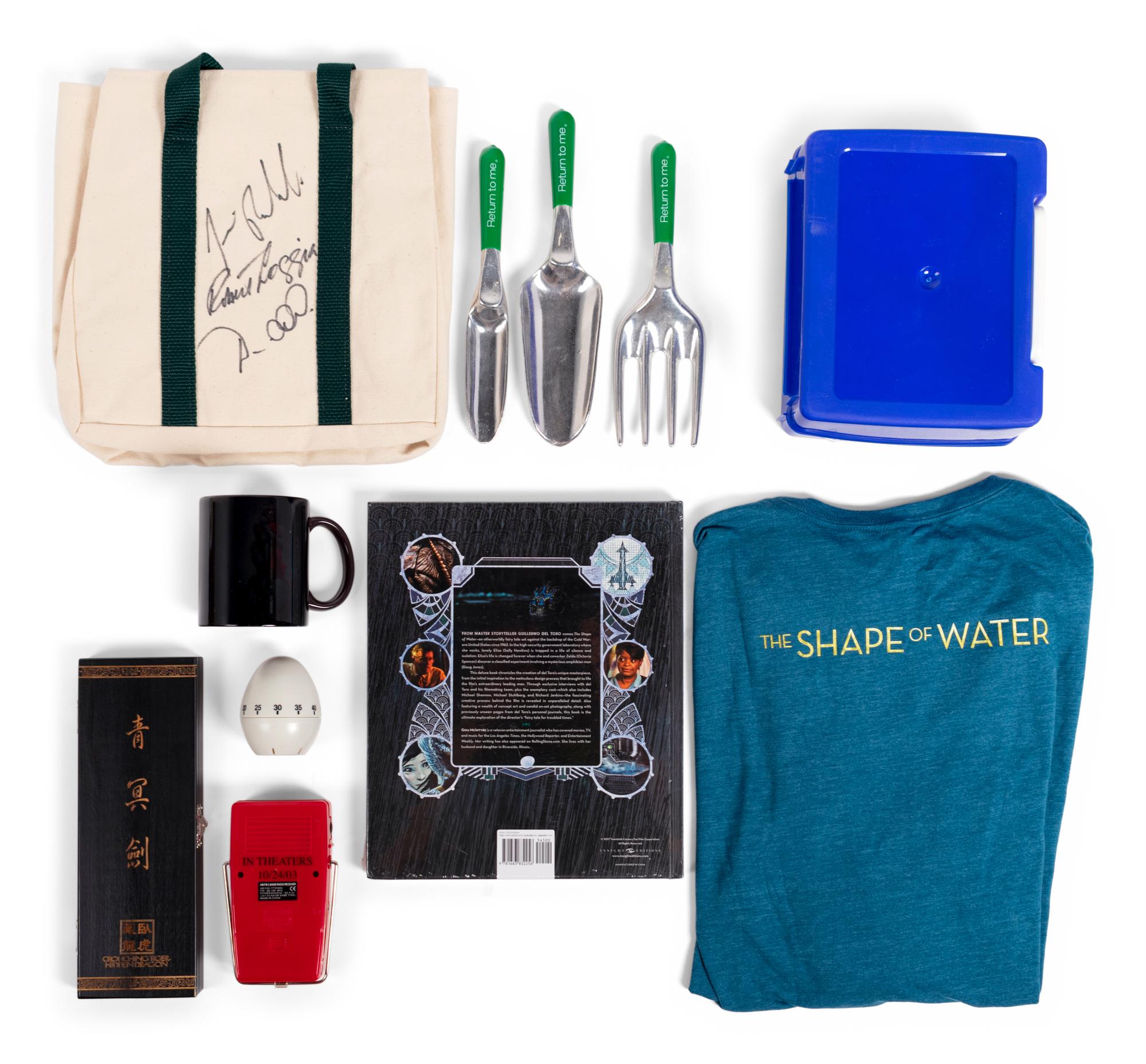(Film Memorabilia) A group of memorabilia items from 9 films, Comprising: