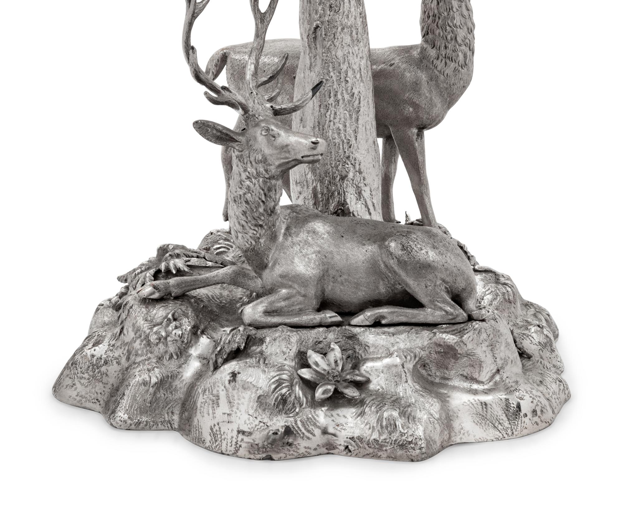 An Elkington & Co. Silver-Plate Centerpiece