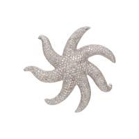 DIAMOND SEA STAR BROOCH