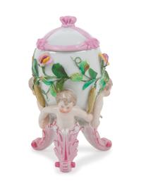 A KPM Porcelain Lidded Figural Vase — 19TH/20TH CENTURY