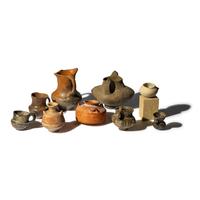 Nine Near Eastern, European Bronze Age, and Greek Terracotta and Stone Vessels