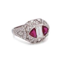 DIAMOND AND RUBY RING