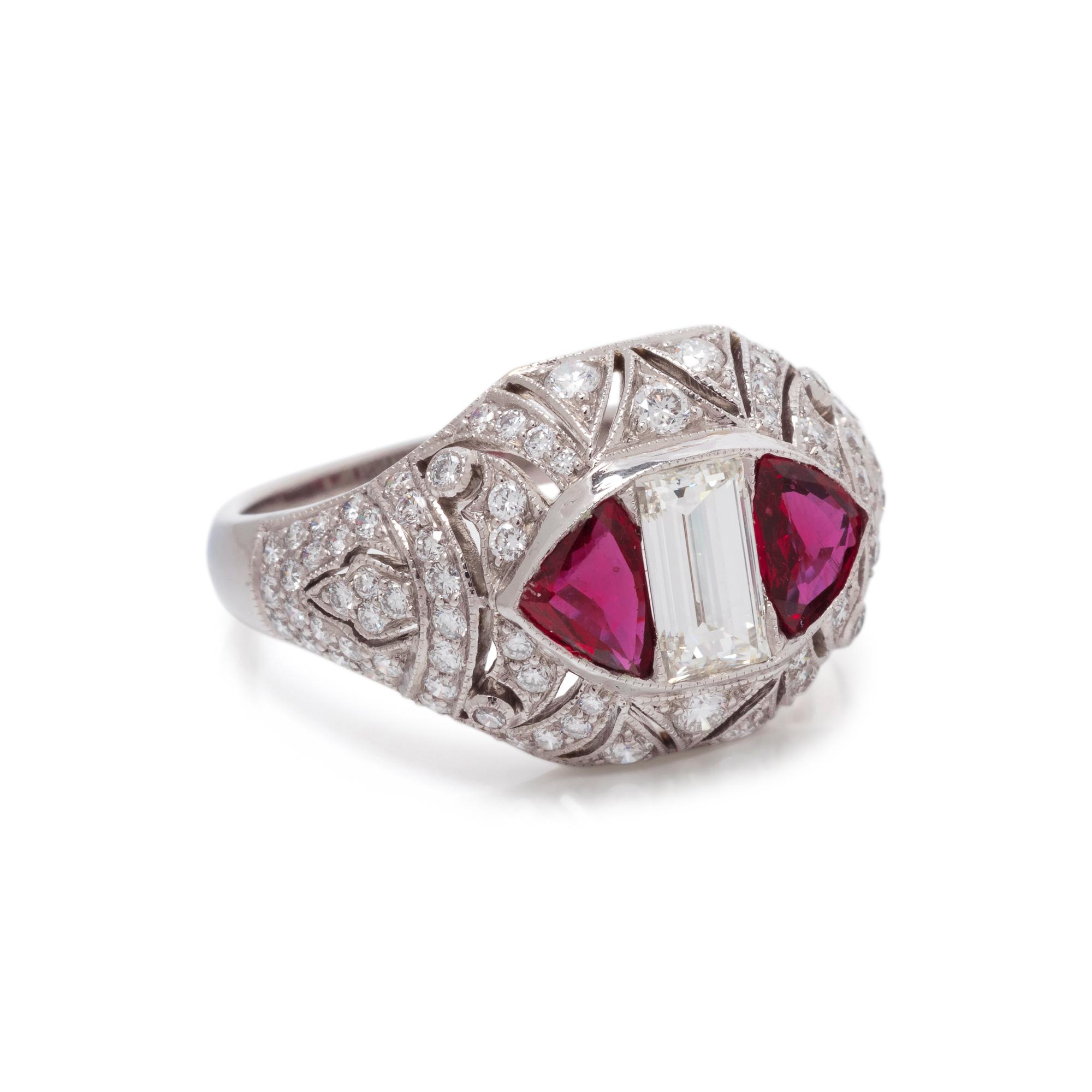 DIAMOND AND RUBY RING