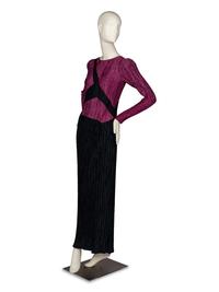 Mary McFadden Pleated Gown