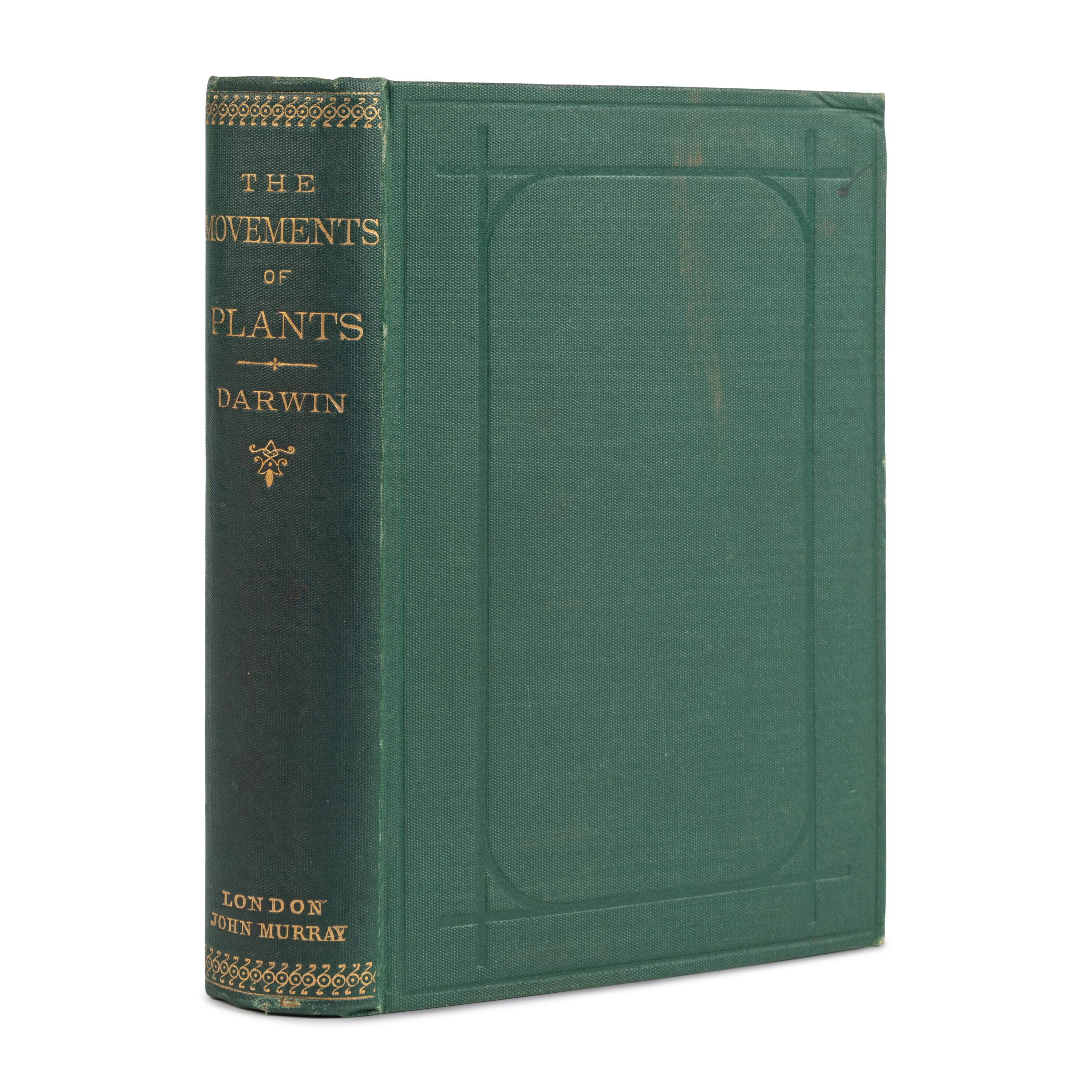 Darwin, Charles (1809-1882). The Power of Movement in Plants . London: John Murray, 1880.