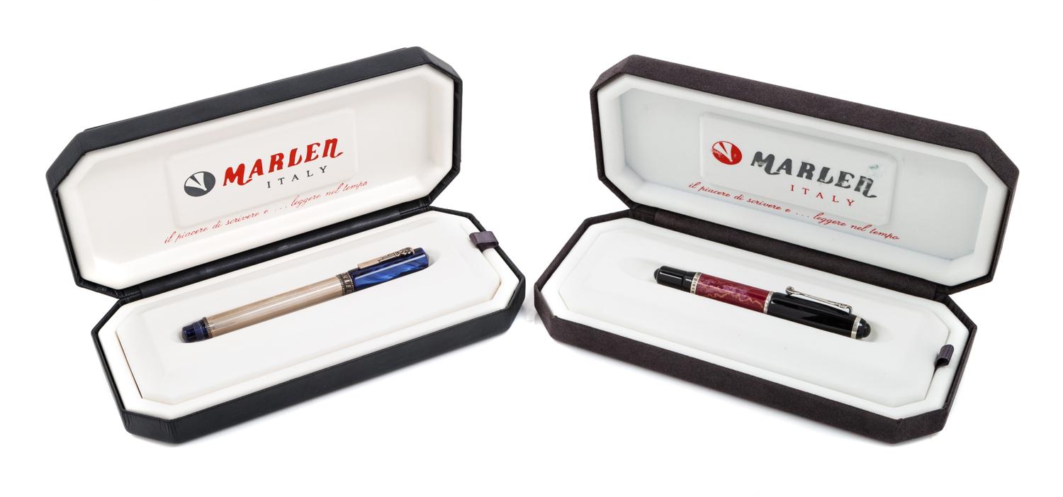 Two Marlen Special Edition Fountain Pens