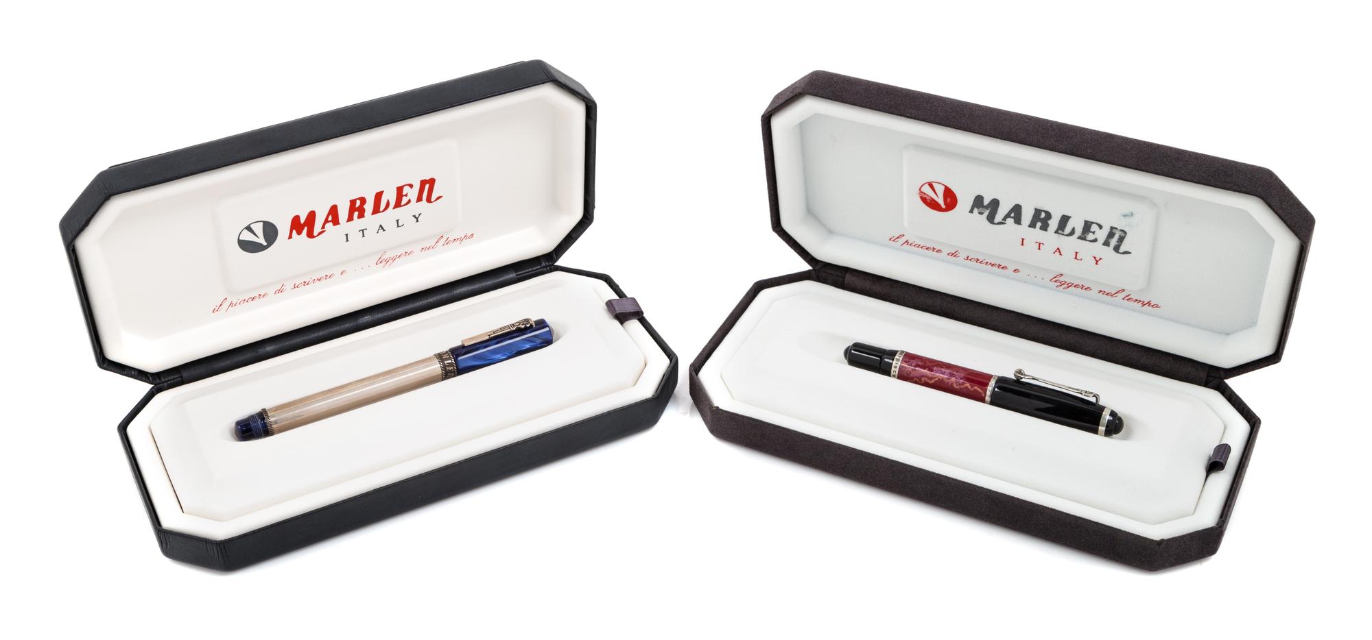 Two Marlen Special Edition Fountain Pens