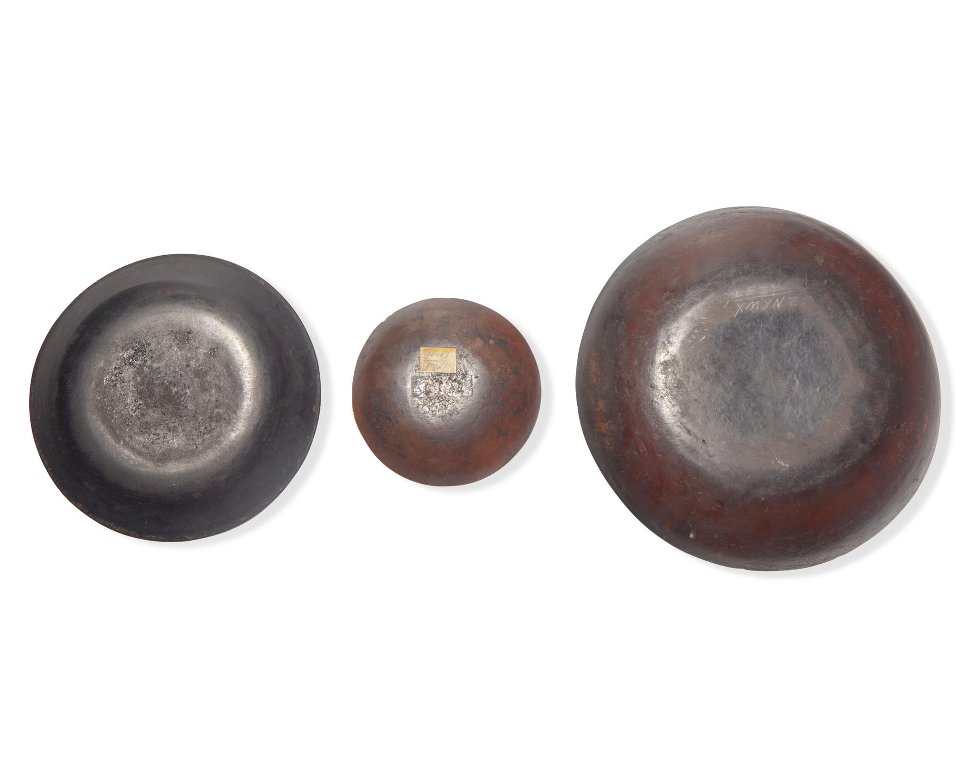 Three Glazed Redware Plates and a Small Glazed Redware Jug, 19th Century