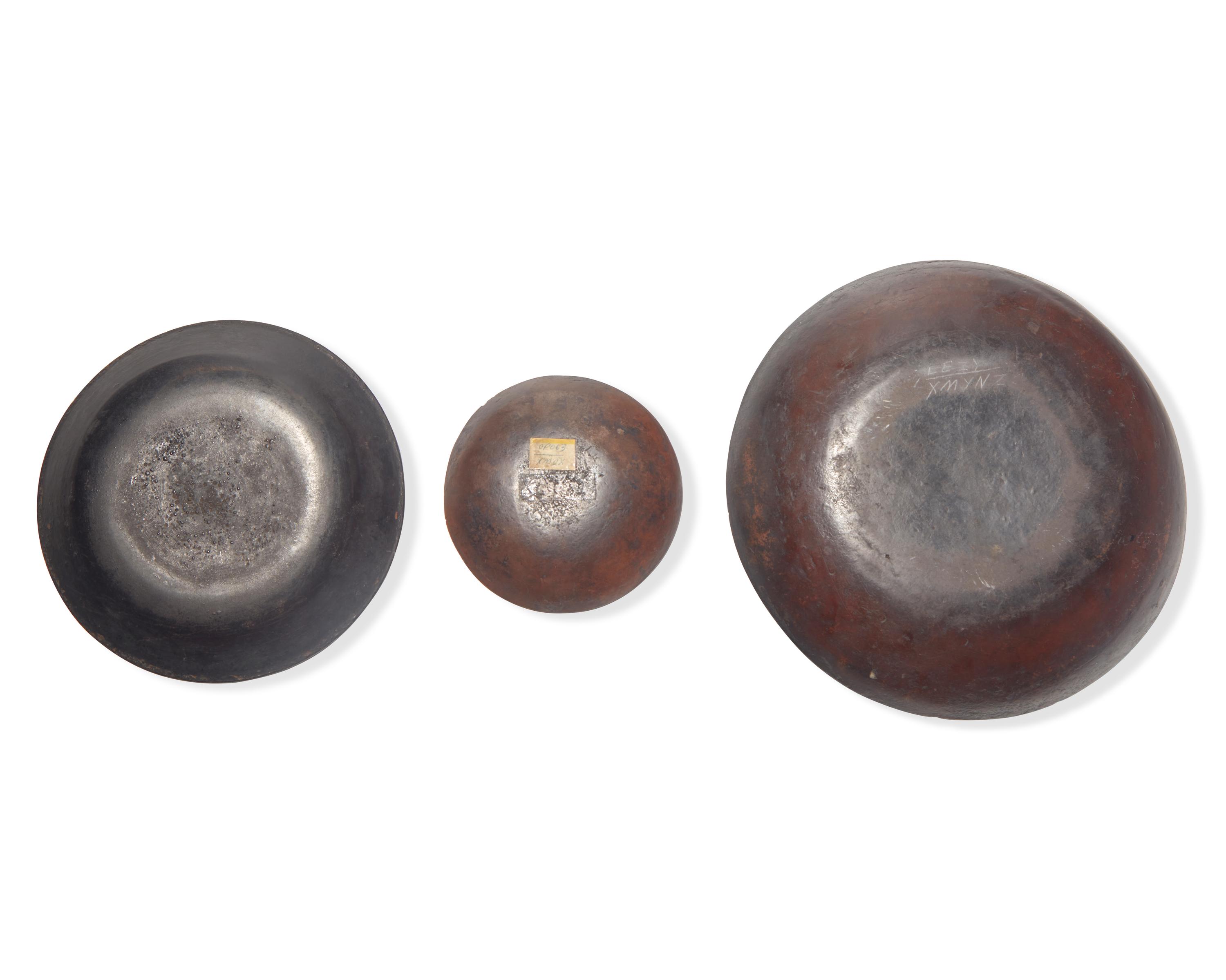 Three Glazed Redware Plates and a Small Glazed Redware Jug, 19th Century