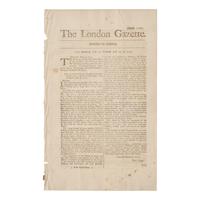 [American Revolution] Very Rare First Report of the Battle of Bunker Hill Printed in England
