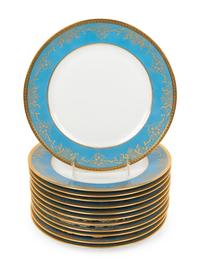 A Set of Twelve Haviland-Limoges Porcelain Plates