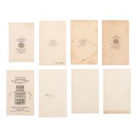 [Lincoln, Abraham] Photographic Study of Mary Todd Lincoln in Eight Carte de Visites
