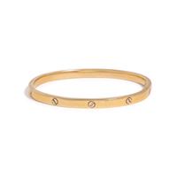YELLOW GOLD BANGLE BRACELET