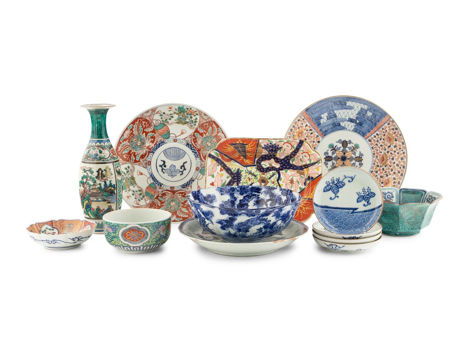 13 Japanese Porcelain Wares