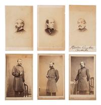 [CIVIL WAR - ANTIETAM - GETTYSBURG]. A group of 12 CDVs of Union generals and officers who saw action at Antietam or Gettysburg, incl. Meade, Cuyler, Williams, Franklin, & Burnside.