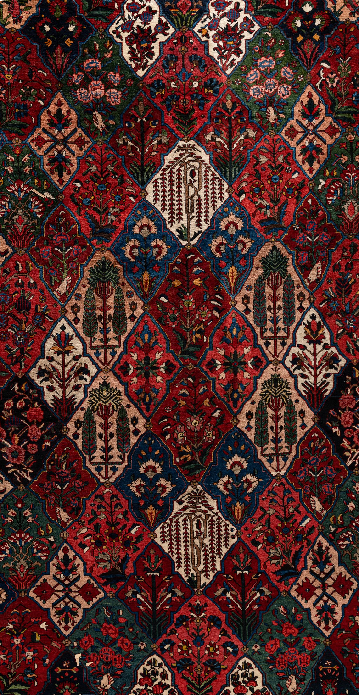 A Bakhtiari Wool Carpet