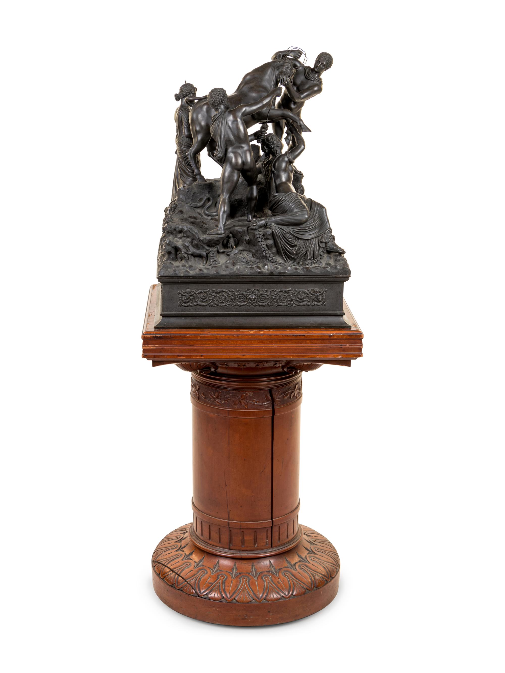 An Italian Bronze Figural Group After the Antique