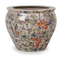 A Chinese Export Porcelain Jardinière