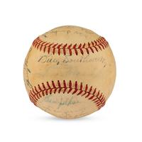 A 1951 Boston Braves Team Signed Autograph Baseball