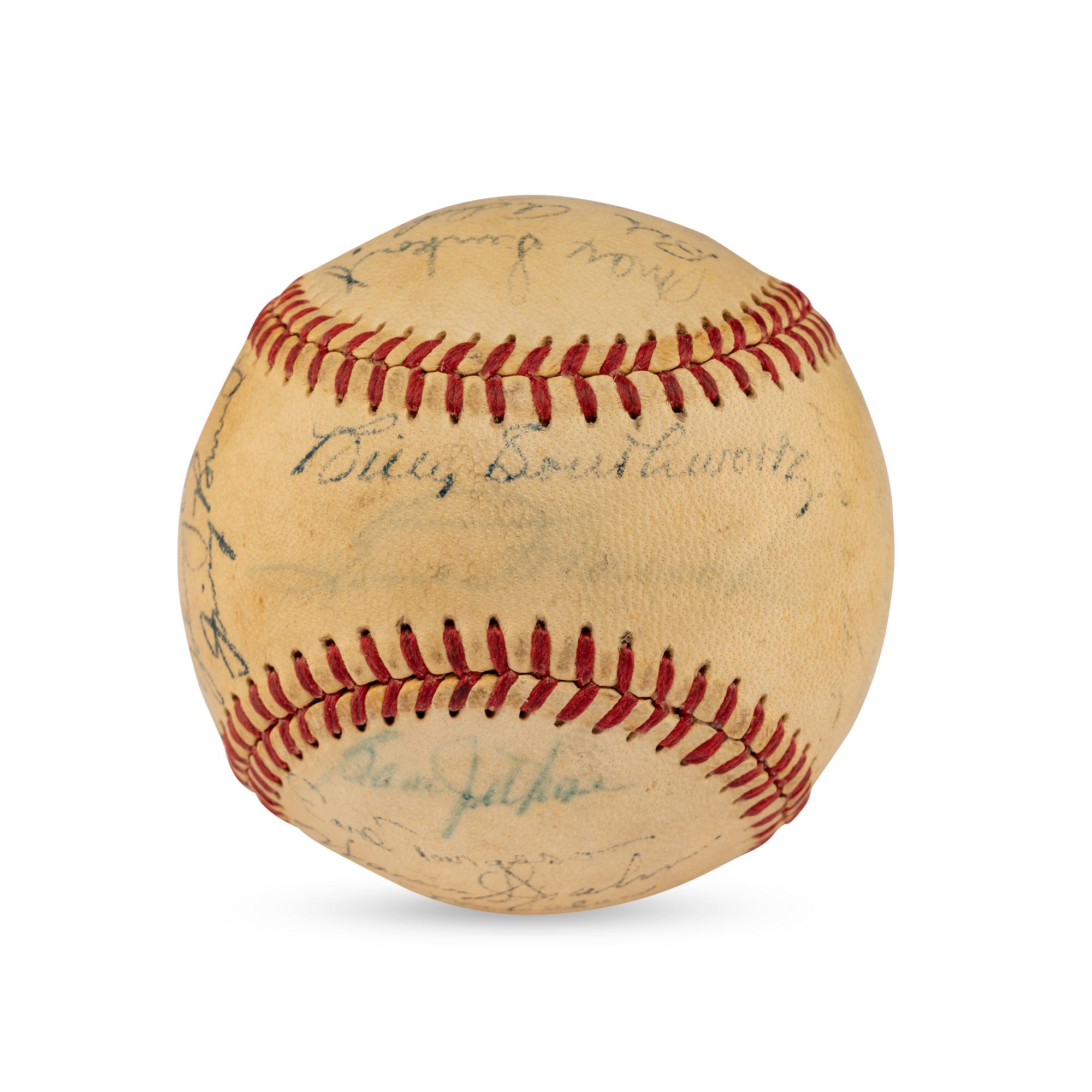 A 1951 Boston Braves Team Signed Autograph Baseball