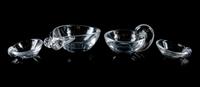 A Group of Four Steuben Glass Articles