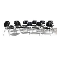 Charles and Ray Eames (American, 1907–1978 | 1913–1988) — Set of Eleven DCM Chairs, 2000 for Herman Miller