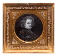 A French Enamel on Copper Portrait of Rembrandt van Rijn
