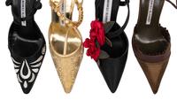 Four Pairs of Manolo Blahnik Shoes