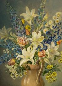 Summer Flowers in an Ewer