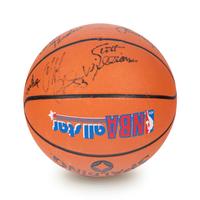 A Historic 1990-91 Chicago Bulls First NBA Championship Team Signed Autograph Basketball Including Michael Jordan (Beckett Authentication Services Letter BAS Certified)
